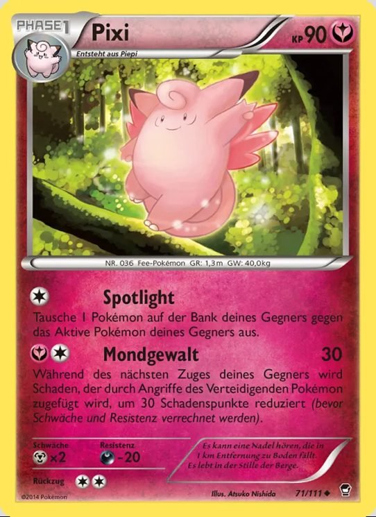 Pokémon TCG — Fee 카드 8장 세트